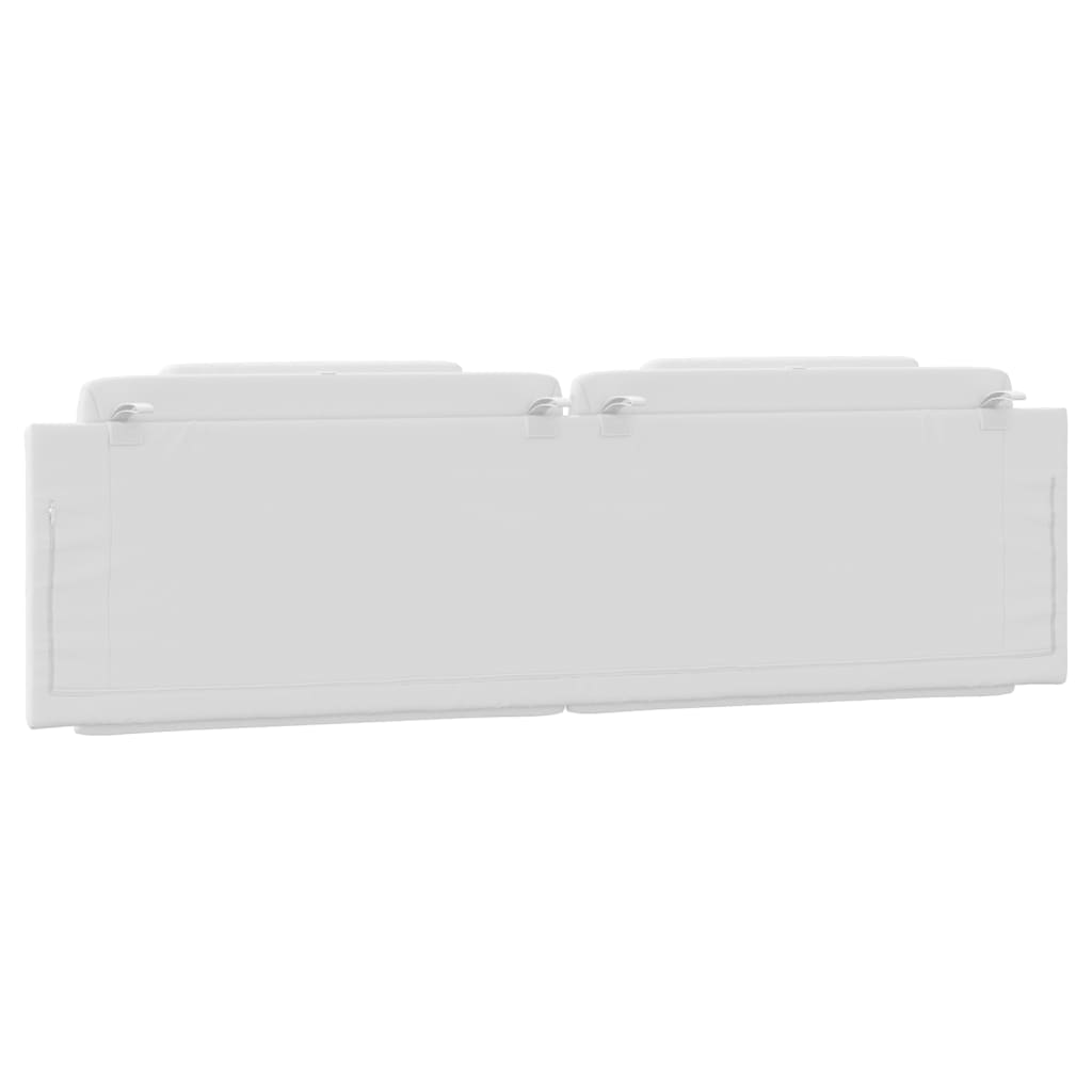 Almofadão de cabeceira Viana 180 cm couro artificial branco