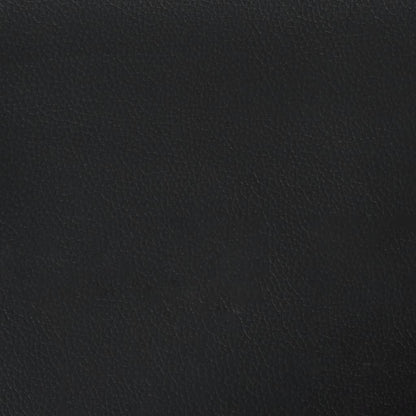 Almofadão de cabeceira Viana 180 cm couro artificial branco e preto