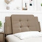 Almofadão de cabeceira Zadar 100 cm couro artificial cappuccino