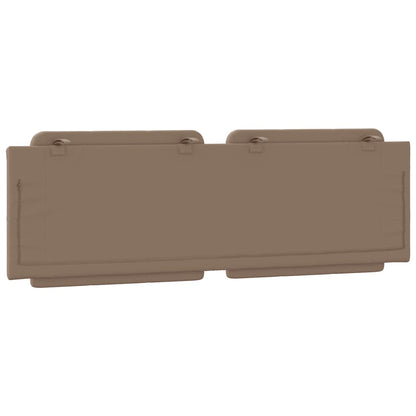 Almofadão de cabeceira Zadar 160 cm couro artificial cappuccino