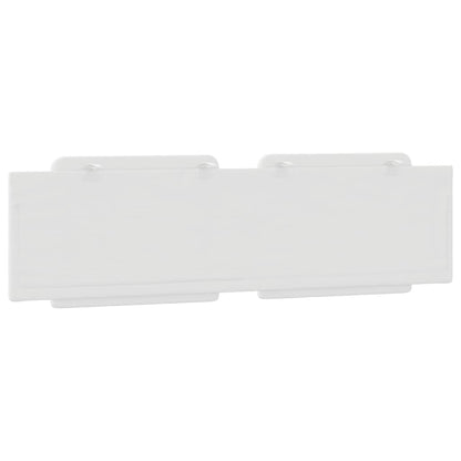 Almofadão de cabeceira Zadar 180 cm couro artificial branco