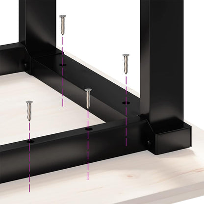 Pernas para mesa de centro estrutura em O aço
