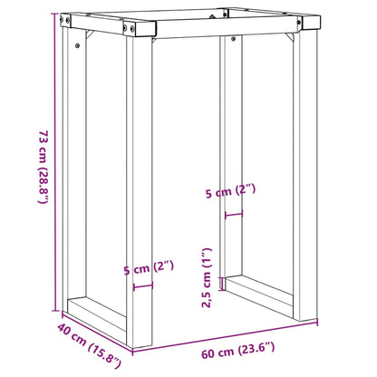 Pernas para mesa de jantar estrutura em O aço