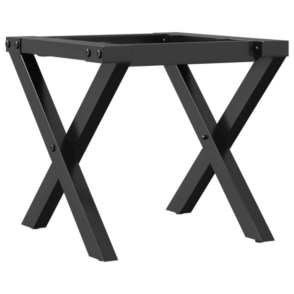 Pernas para mesa de centro estrutura em X aço