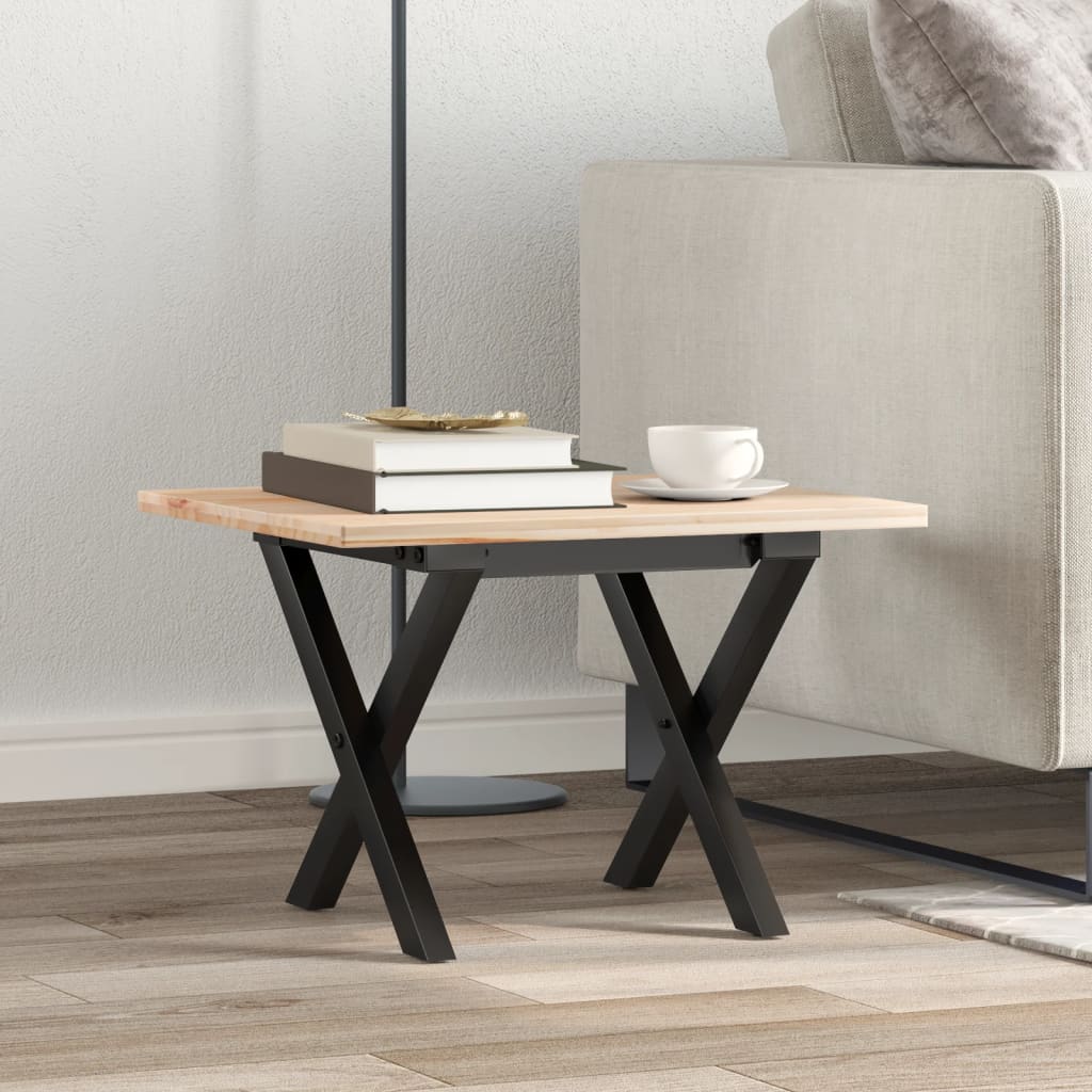 Pernas para mesa de centro estrutura em X aço