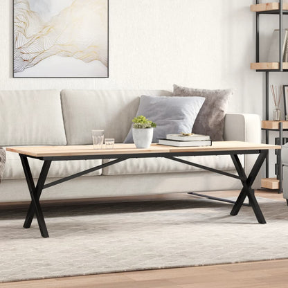 Pernas para mesa de centro estrutura em X aço
