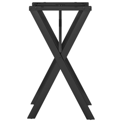 Pernas para mesa de jantar estrutura em X aço