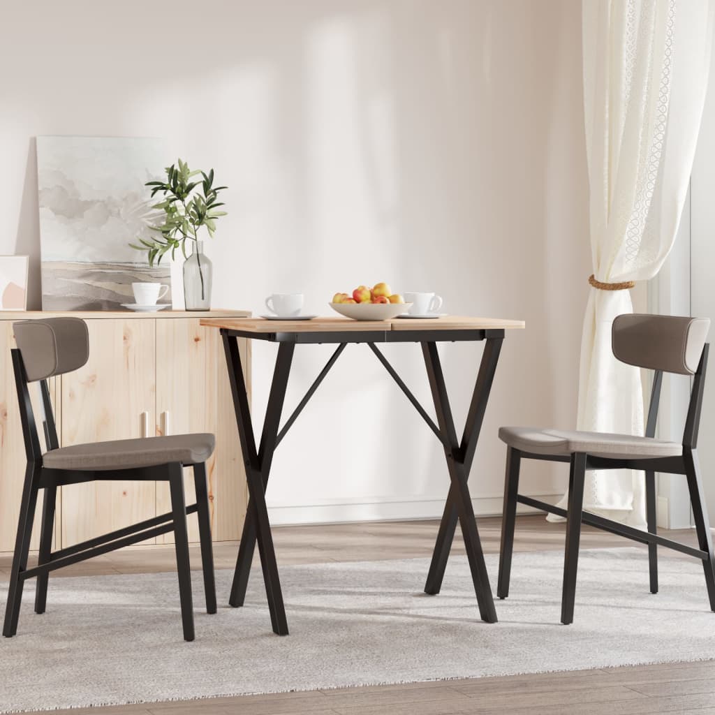 Pernas para mesa de jantar estrutura em X aço