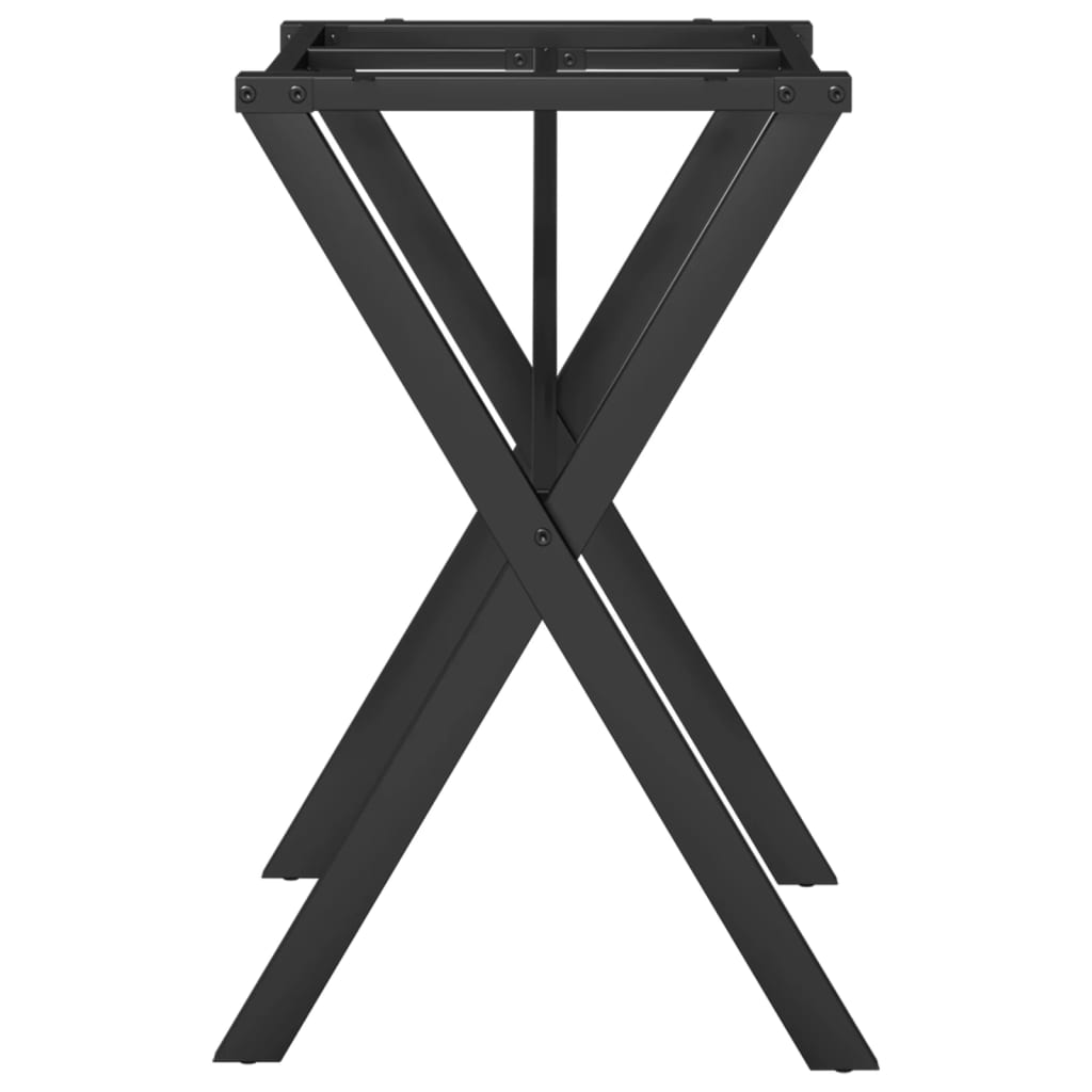 Pernas para mesa de jantar estrutura em X aço