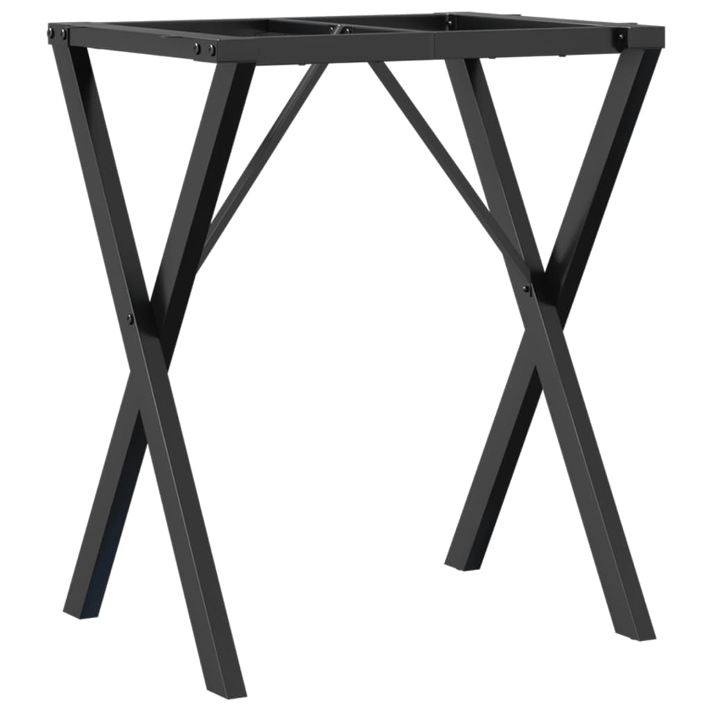 Pernas para mesa de jantar estrutura em X aço