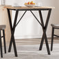 Pernas para mesa de jantar estrutura em X aço
