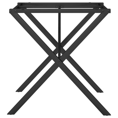 Pernas para mesa de jantar estrutura em X aço