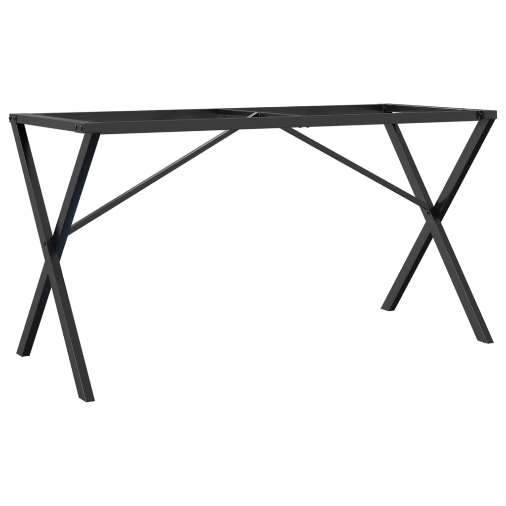 Pernas para mesa de jantar estrutura em X aço