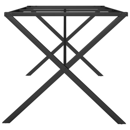 Pernas para mesa de jantar estrutura em X aço