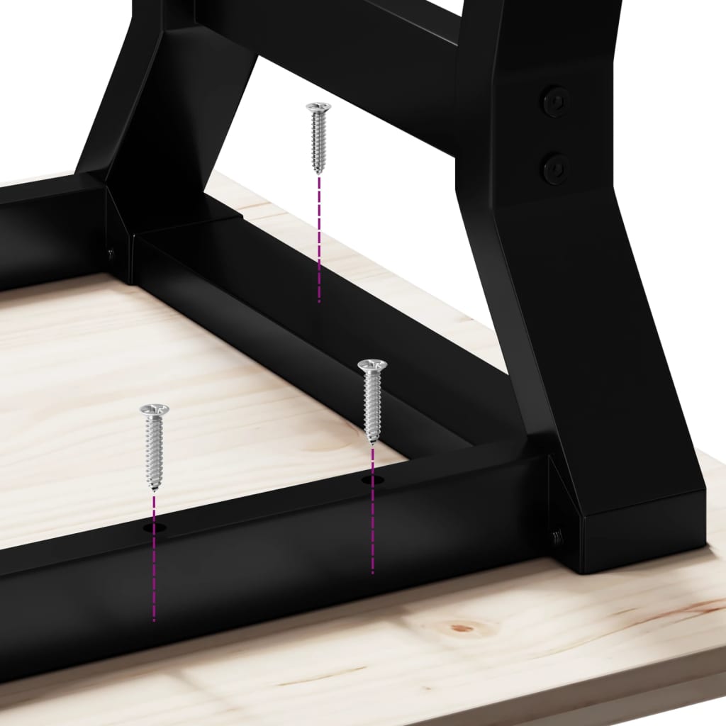 Pernas para mesa de centro estrutura em Y aço