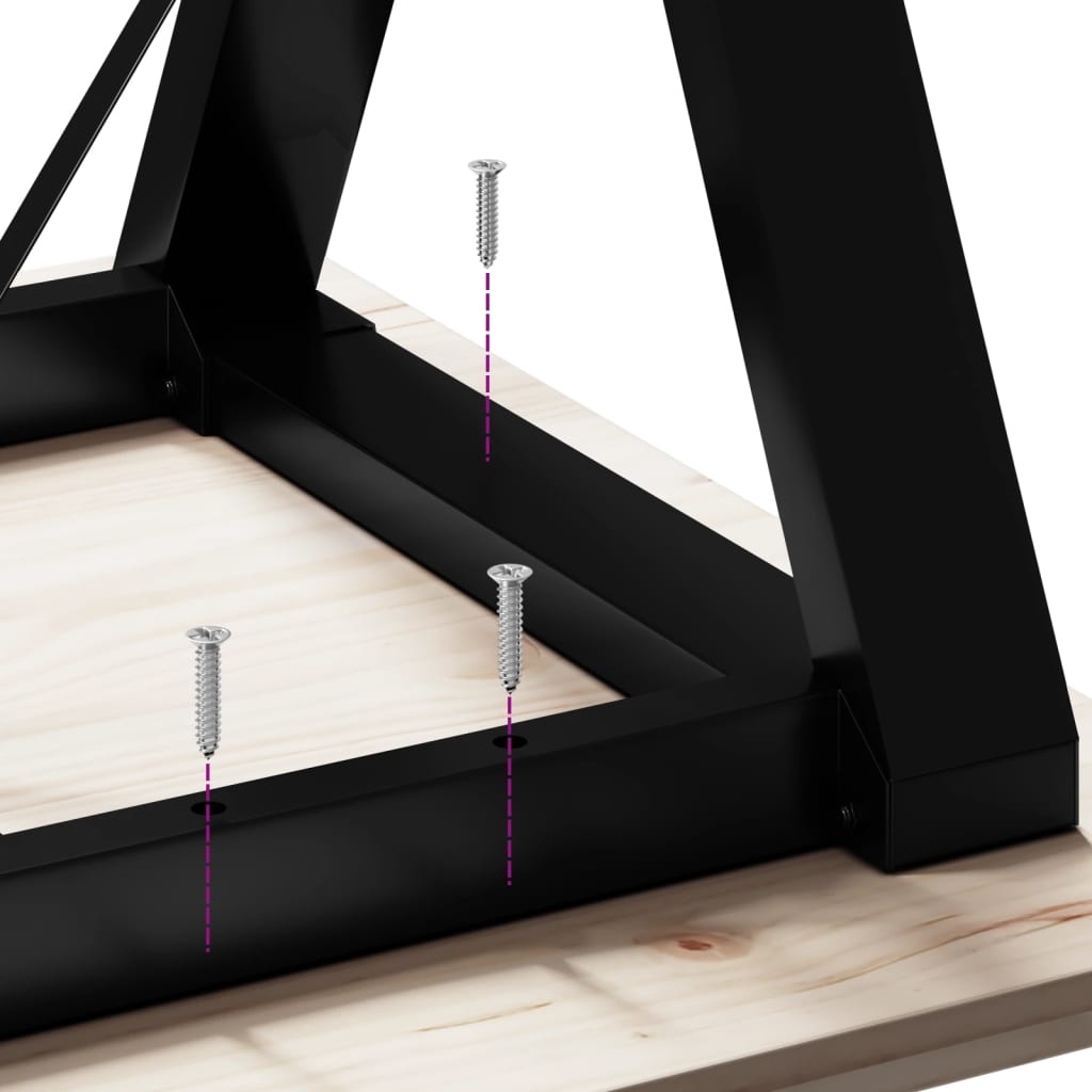 Pernas para mesa de jantar estrutura em Y aço