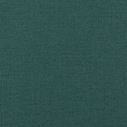 2 pcs conjunto de sofás tecido verde-escuro