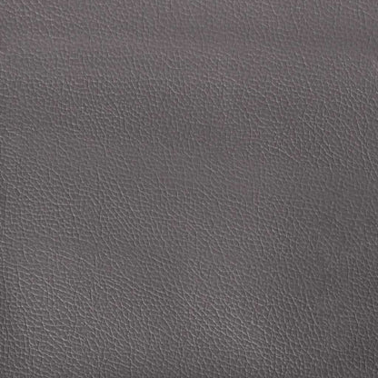 3 pcs conjunto de sofás chesterfield couro artificial cinzento