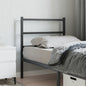 Cabeceira de cama 75 cm metal preto