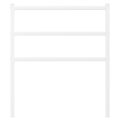 Cabeceira de cama 80 cm metal branco