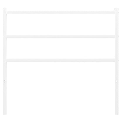 Cabeceira de cama 100 cm metal branco