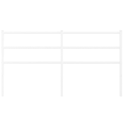 Cabeceira de cama 150 cm metal branco