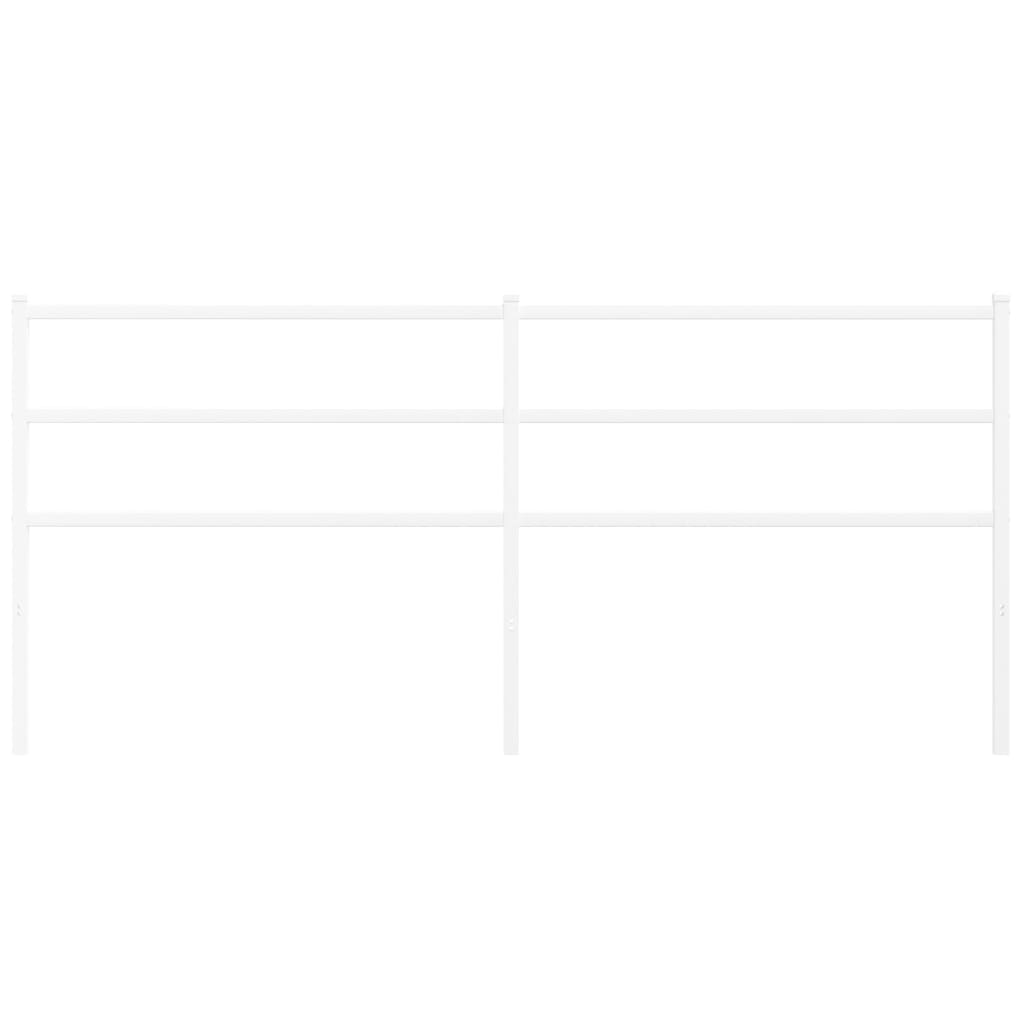 Cabeceira de cama 193 cm metal branco