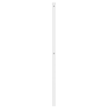 Cabeceira de cama 120 cm metal branco