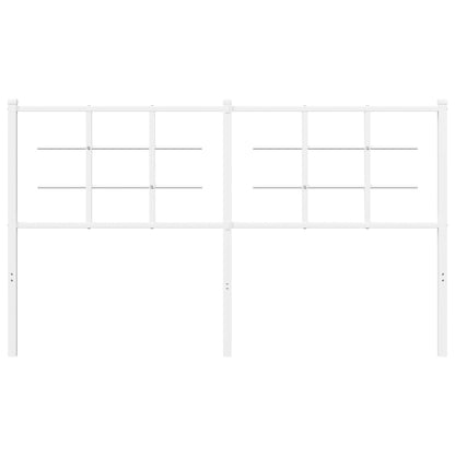 Cabeceira de cama 150 cm metal branco