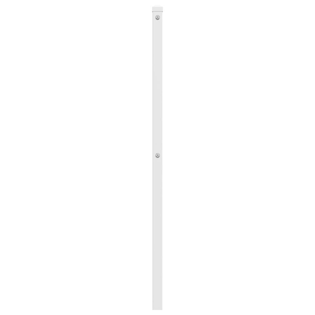 Cabeceira de cama 150 cm metal branco