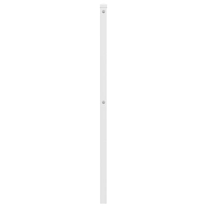Cabeceira de cama 150 cm metal branco