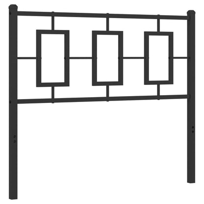Cabeceira de cama 100 cm metal preto