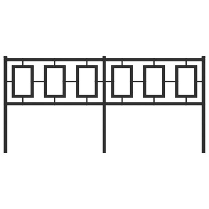 Cabeceira de cama 180 cm metal preto