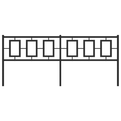 Cabeceira de cama 193 cm metal preto