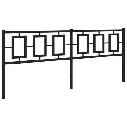Cabeceira de cama 193 cm metal preto