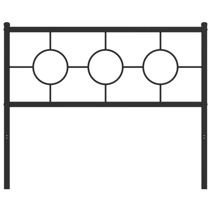 Cabeceira de cama 107 cm metal preto