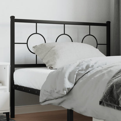 Cabeceira de cama 107 cm metal preto