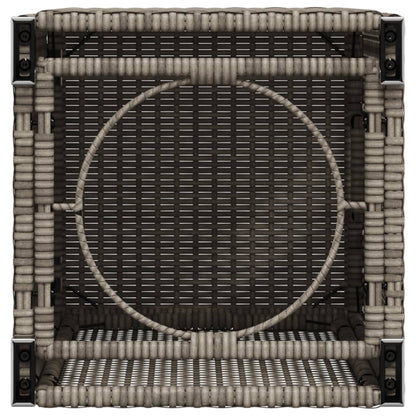 Cobertura para botija de gás 40x40x60 cm vime PE cinzento