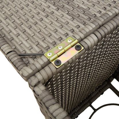 Cobertura para botija de gás 40x40x60 cm vime PE cinzento