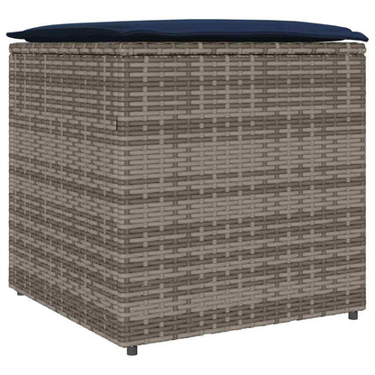 Caixa de Almofadas Cinzeto 50 x 50 x 50 cm vime PE