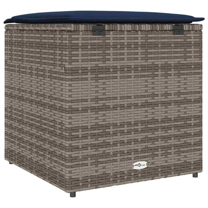 Caixa de Almofadas Cinzeto 50 x 50 x 50 cm vime PE