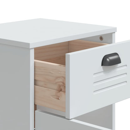 Mesa de cabeceira VIKEN derivados de madeira branco