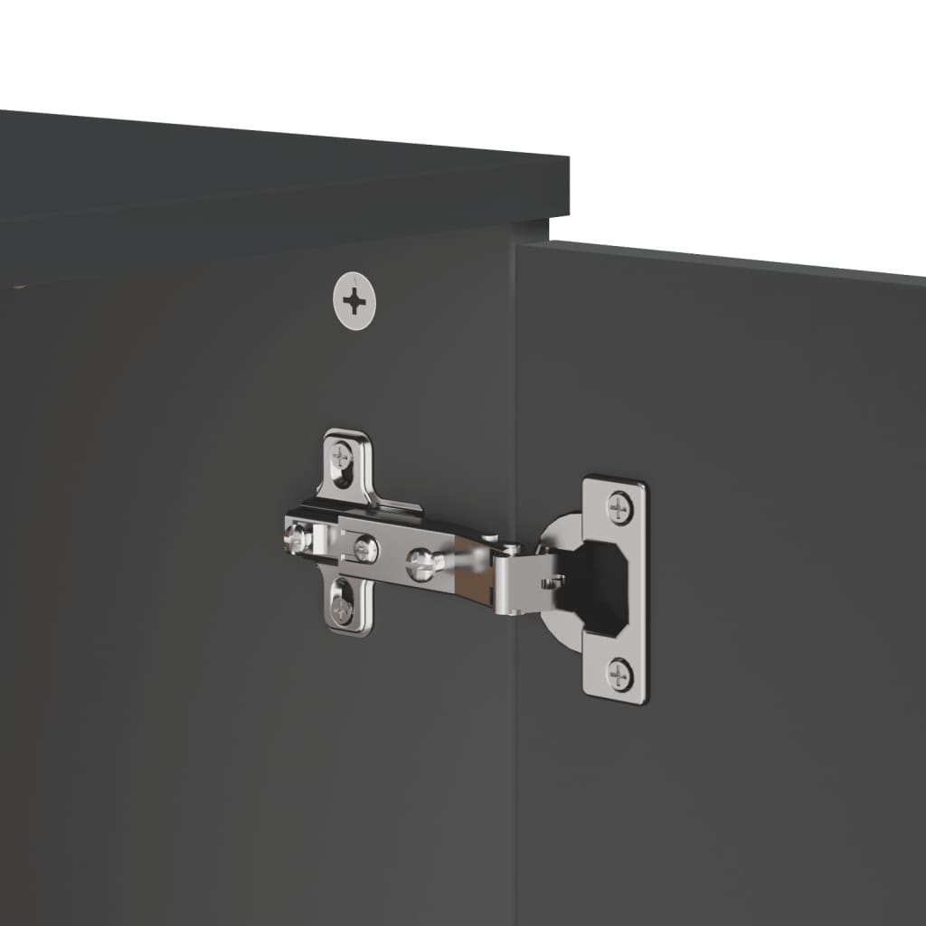 Aparador VIKEN 80x40x80 cm derivados de madeira antracite