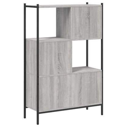 Estante 72x28x109 cm derivados de madeira cinzento sonoma