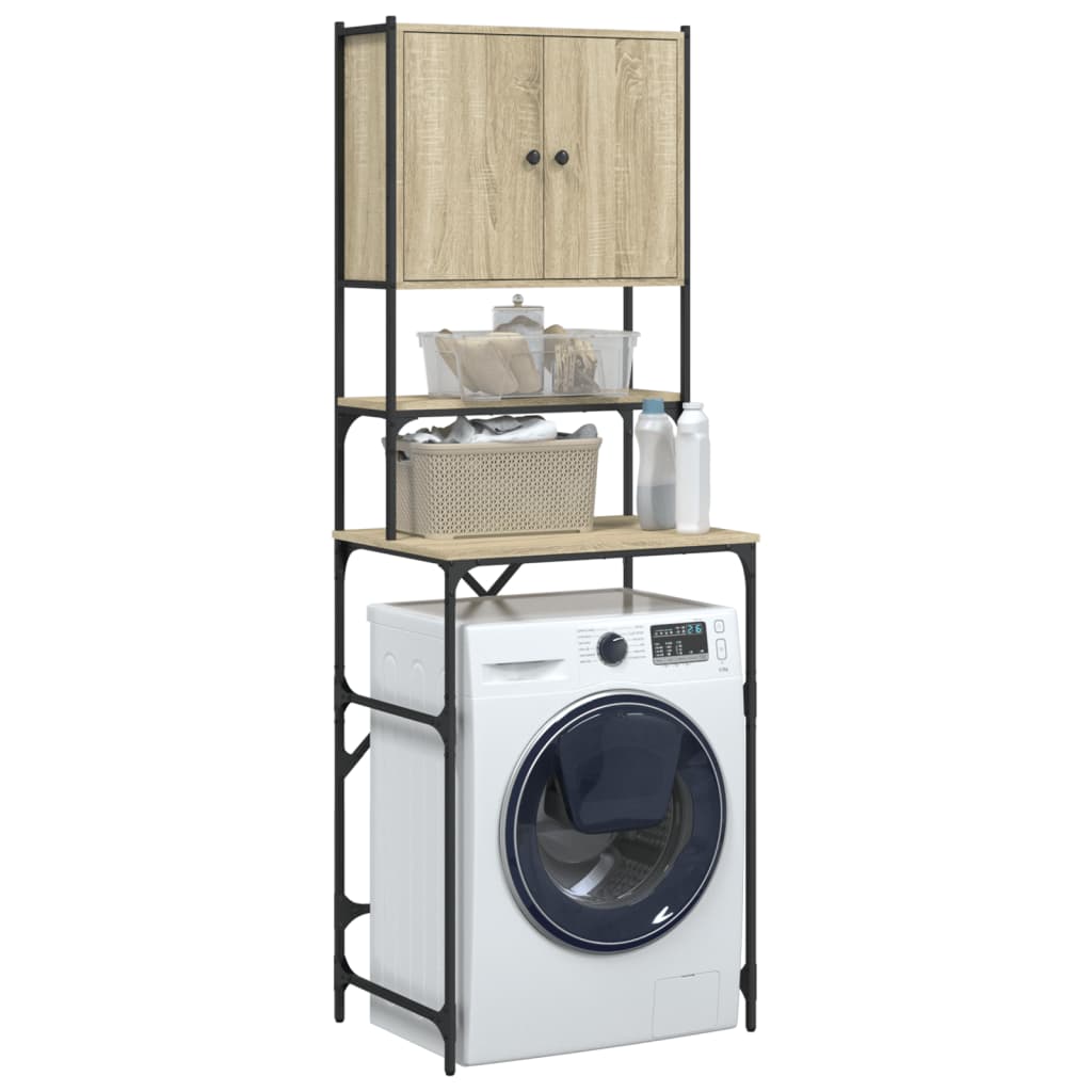 Armário máquina lavar roupa 68x48,5x194 cm carvalho sonoma