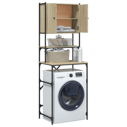 Armário máquina lavar roupa 68x48,5x194 cm carvalho sonoma