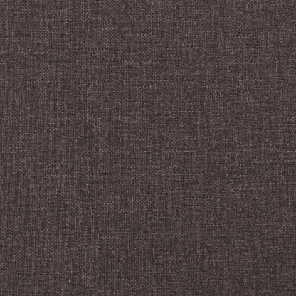 Estrutura de cama sem colchão Hvar 180x200 cm tecido castanho-escuro