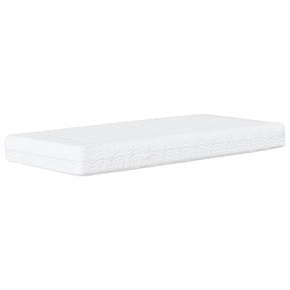 Cama com colchão Dover 80x200 cm couro artificial castanho