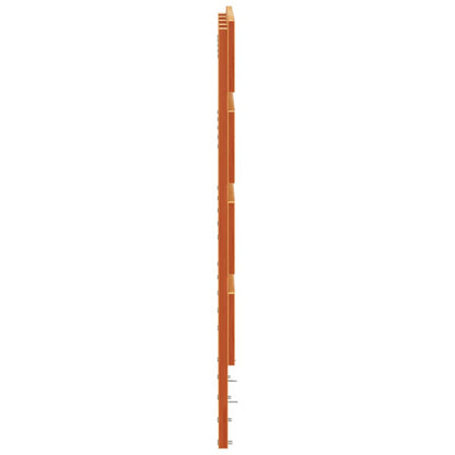 Cabeceira 150 cm madeira de pinho maciça castanho-mel
