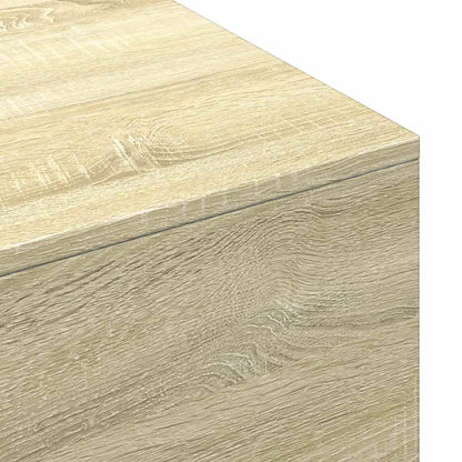 Mesa de centro 100x49,5x31 cm derivados madeira carvalho sonoma